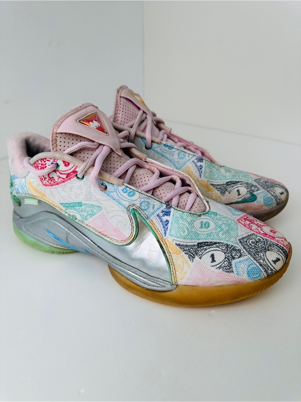 Nike LeBron XXII 22 QS x Monopoly "Currency" Basketball Shoes Mens 14 Rare